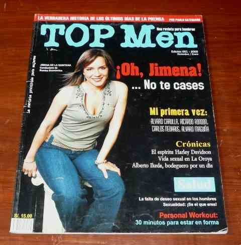 Top Men Diciembre 2005 Jimena De La Quintana Erika Schaus