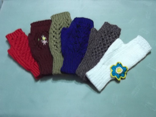 Tejido A Mano: ´´ Mitones¨´lindos, Exclusivos Y Elegantes
