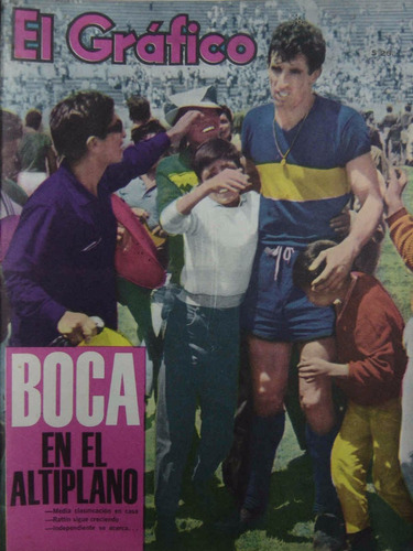 El Grafico 2367 Boca Juniors Rattin Santos 4 River 3