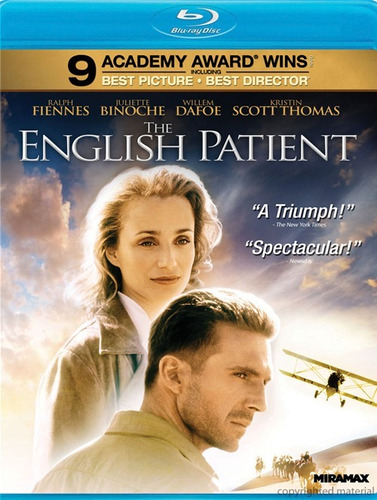 Blu-ray The English Patient / El Paciente Ingles