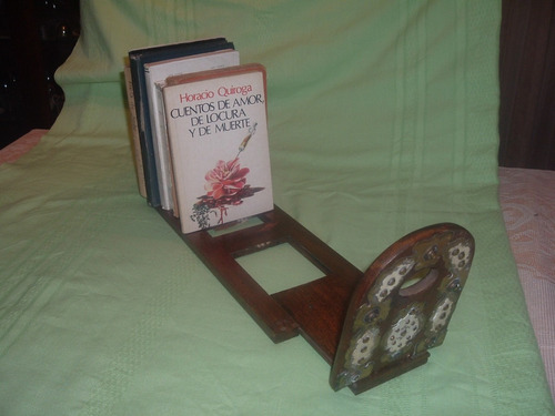 Porta Libros De Madera Diseño Oriental