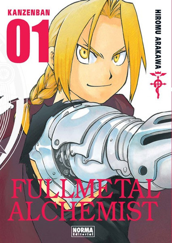 Manga Full Metal Alchemist Kazenban Tomo 01 -norma Editorial