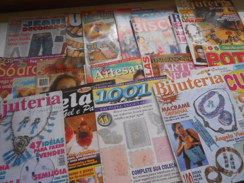 Artesanato Biscuit Como Fazer Velas Etc Lote 19 Revistas