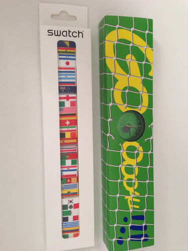 Relógio Swatch 40mm - Copa Do Mundo - Brasil