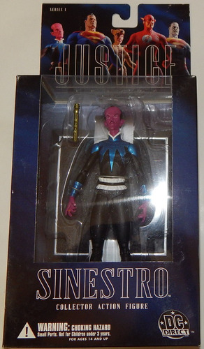 ### Dc Direct Justice Sinestro Alex Ross Lantern ###