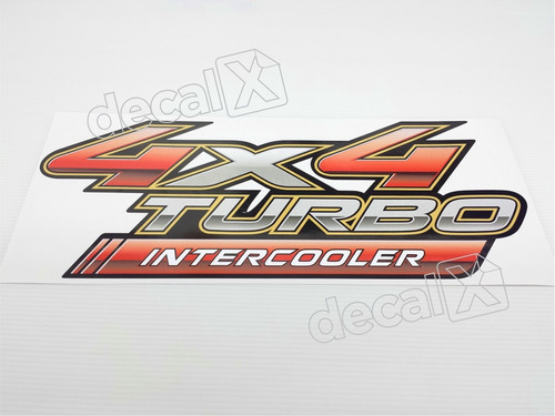 Adesivo Toyota Hilux 4x4 Turbo Intercooler 2011 Hlx09