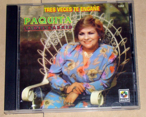 Paquita La Del Barrio Tres Veces Te Engañe Cd Mexicano Kktus