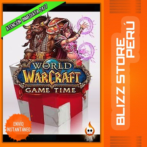 Prepaid World Of Warcraft Entrega Inmediata Tiempo De Juego