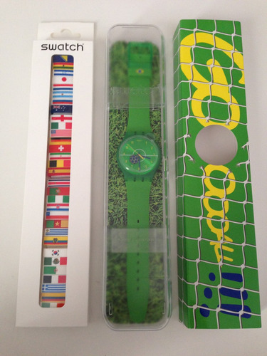 Relógio Swatch 40mm - Copa Do Mundo - Brasil