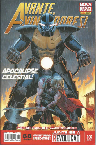 Avante Vingadores 06 2ª Serie - Panini 6 Bonellihq Cx246 Q20