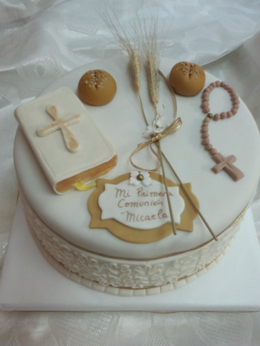 Torta Decorada Cumpleaños Comunion Boda Bautismo 15 Años