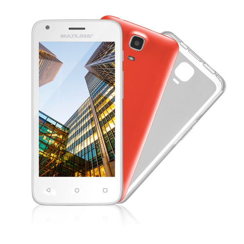 Smartphone Ms45 Branco Colors Quadcore 8gb Android - P9010