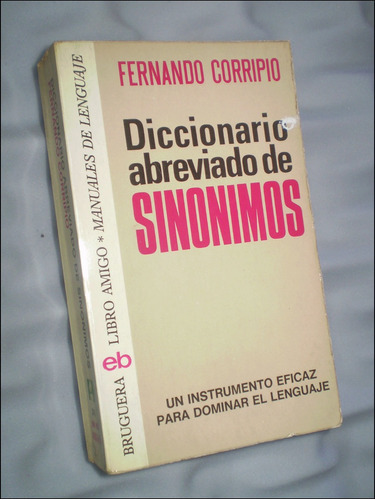 Dicionario Abreviado De Sinonimos _ Fernando Corripio