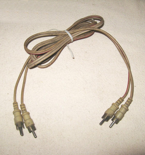 Cable 2 Rca A 2 Rca Macho 1.5 Mts De Audio (Usado)