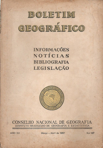 Boletim Geografico  - Conselho Nacional De Geografia