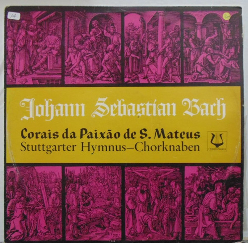 Lp Johann Sebastian Bach - Corais Da Paixão Segundo Mateus -