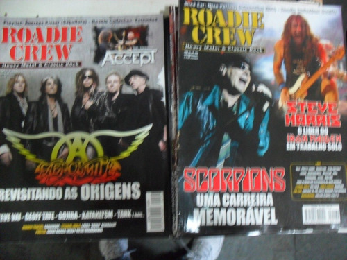 Revistas Roadie Crew (ano De 2012 Completo) 12 Volumes