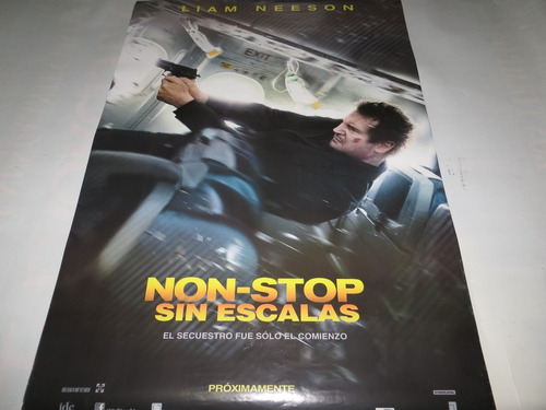 Poster Original De La Pelicula  Sin Escalas