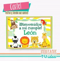 Comprar Animales De La Selva - Cartel Animales De La Selva Imprimir