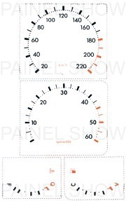 Kit Neon P/ Painel - Opala Caravan - Cod57v220