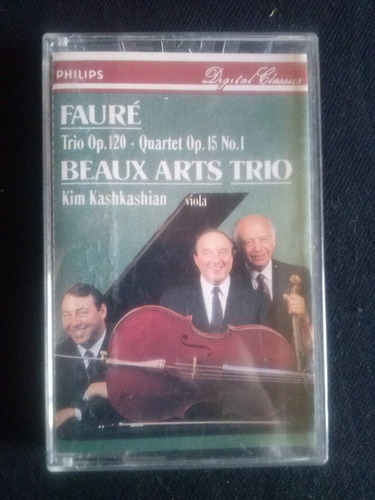 Cassete Gabriel Faure Beaux Arts Trio