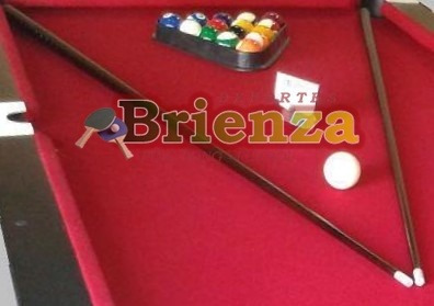 Mesa De Pool Profesional 2.40mt Mdf Laqueado+ Kit Accesorios