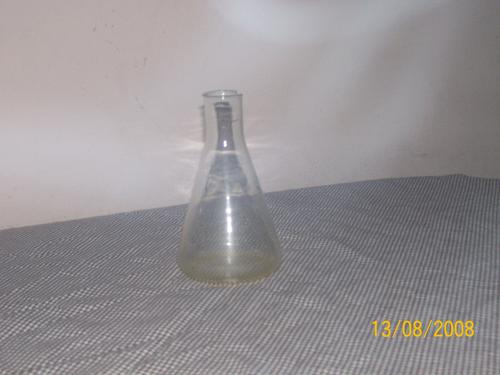 Tubo De Ensayo (erlenmeyer)   Antiguo!marca Pirex- Pico Roto