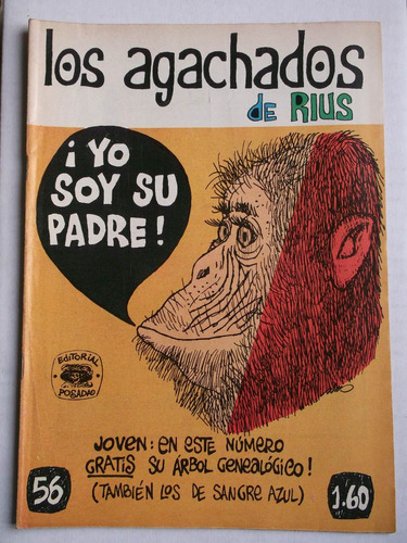 Los Agachados De Rius # 56 Editorial Posada Diciembre 1970