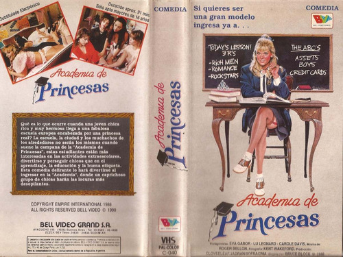 Academia De Princesas Vhs Eva Gabor Lu Leonard 1987