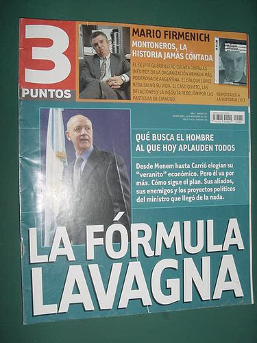 Revista 3 Puntos 281 Firmenich Montoneros - Recorte En 1 Pg