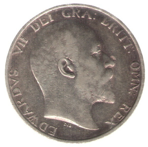 Gran Bretaña Shilling 1910 Exc