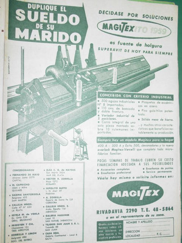 Clipp Publicidad Maquina Tejer Knitting Machine Magitex M2