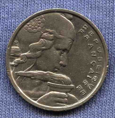 Imagen 2 de 2 de Francia 100 Francs 1955 * Casi Sin Circular *