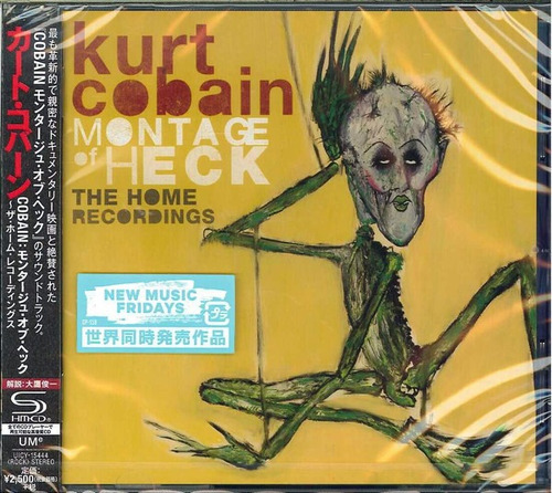 Nirvana Kurt Cobain Montage Of Heck Japonés Cd Nuevo Sellado