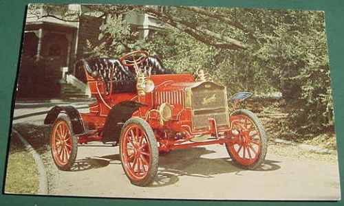 Automobilia Autos Coches Postal Maxwell 1907 Glendale Dealer