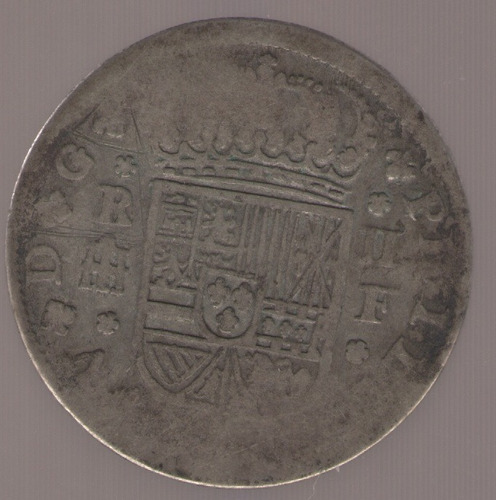 España Segovia  2 Reales 1721 F  R/b