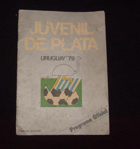 Futbol Juvenil 1979 Programa Del Campeonato