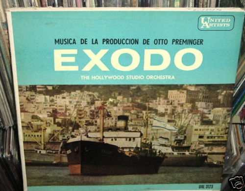 Mitchel Powell Exodo Soundtrack Paul Newman Vinilo Argentino