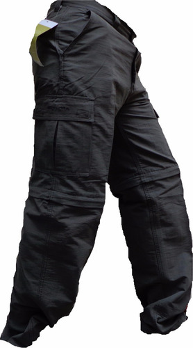 Imagen 5 de 9 de Pantalon Cargo Desmontable Hombre Secado Rapido Trekking Respirable Montañismo Quilmes Oferta Cuotas Pagos Sin Interes