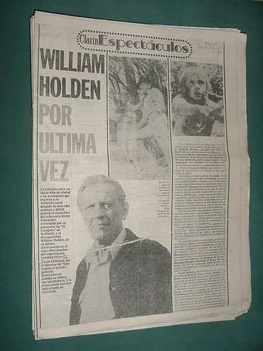 Diario Clarin 10abr82 William Holden Kikito Fantasmas Lipsky