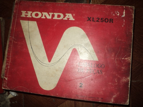 Honda Xlx250r 1988 N2 Caralogo De Peças