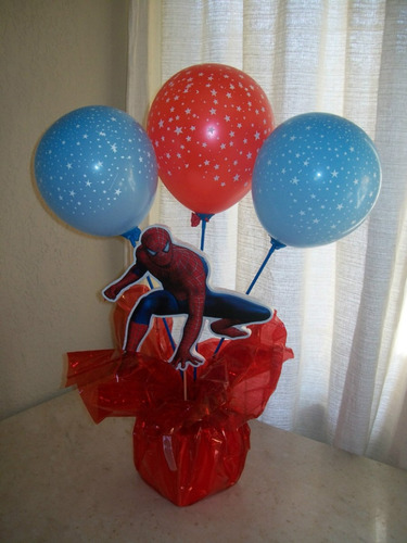 Centro De Mesa Infantiles Hombre Araña