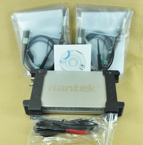 Imagen 1 de 6 de Osciloscopio Hantek 6022be 20mhz, Usb Nuevo