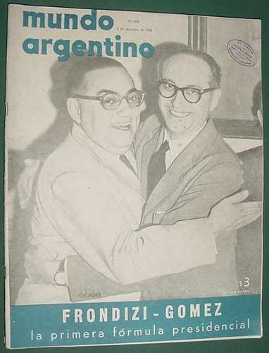 Revista Mundo Argentino 2388 Frondizi Gomez Chubut Butler
