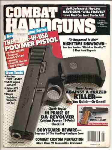 Revista De Armas Etc Combat Handguns En Ingles Envío,leer+