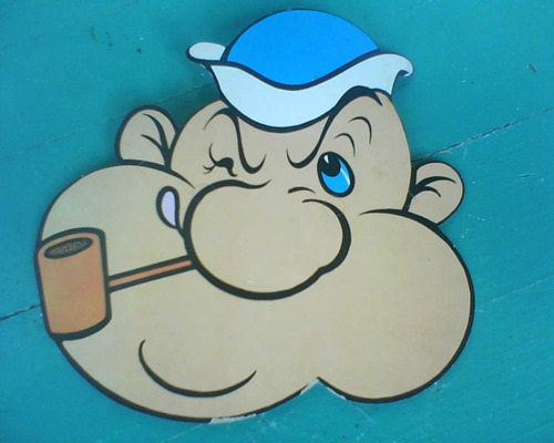  Careta De Carnaval  Carton  Popeye