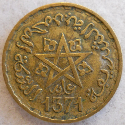 Marruecos 10 Francs 1952 * Protectorado Frances *