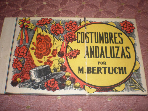 Antiguo Cuadernillo De 10 Tarjetas Postales Españolas