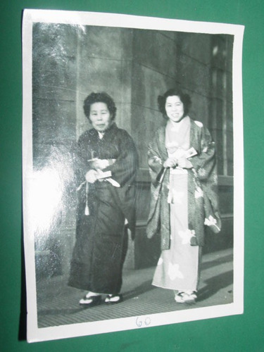 Fotografia Costumbres Vestidos Japonesa Japon 11x9 Señoras 2