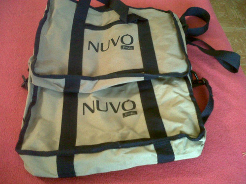 Carteras  De Nuvo Dos Bordeau Y Gris